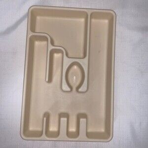 Vintage Rubbermaid Silverware Utensil Holder Drawer Organizer Storage Kitchen